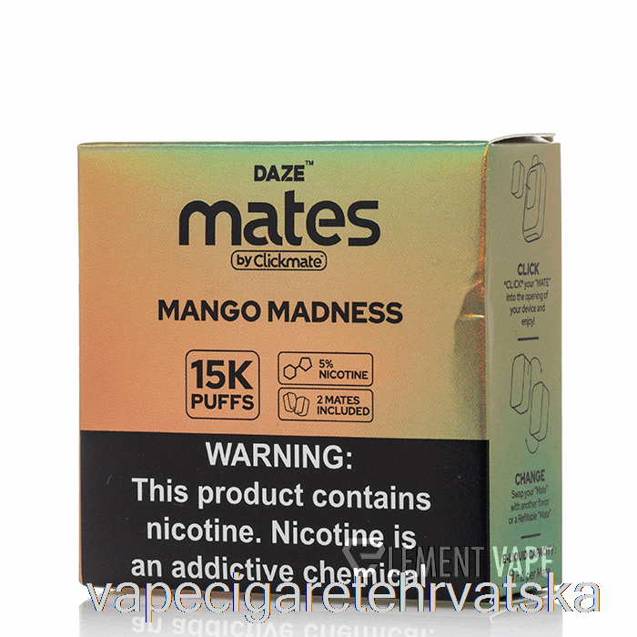 Vape Cigarete 7 Daze Mate Mahune Mango Ludilo